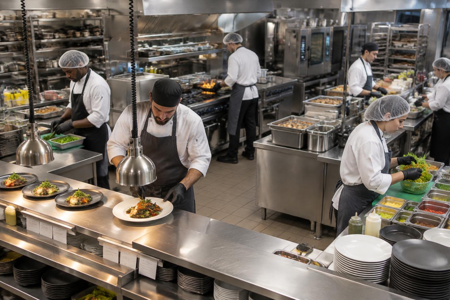 Cocina profesional analizada por VSI